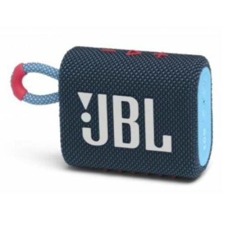 רמקול נייד JBL GO 3 כחול ורוד