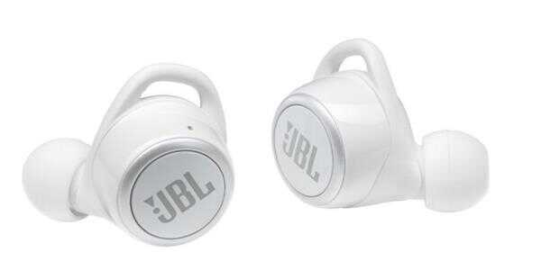 אוזניות TWS אלחוטיות JBL דגם LIVE 300 לבן -יבואן רשמי
