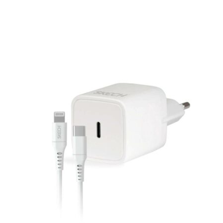 Head Charger + SKECH 20W USB-C to Lightning Approved Apple Cable