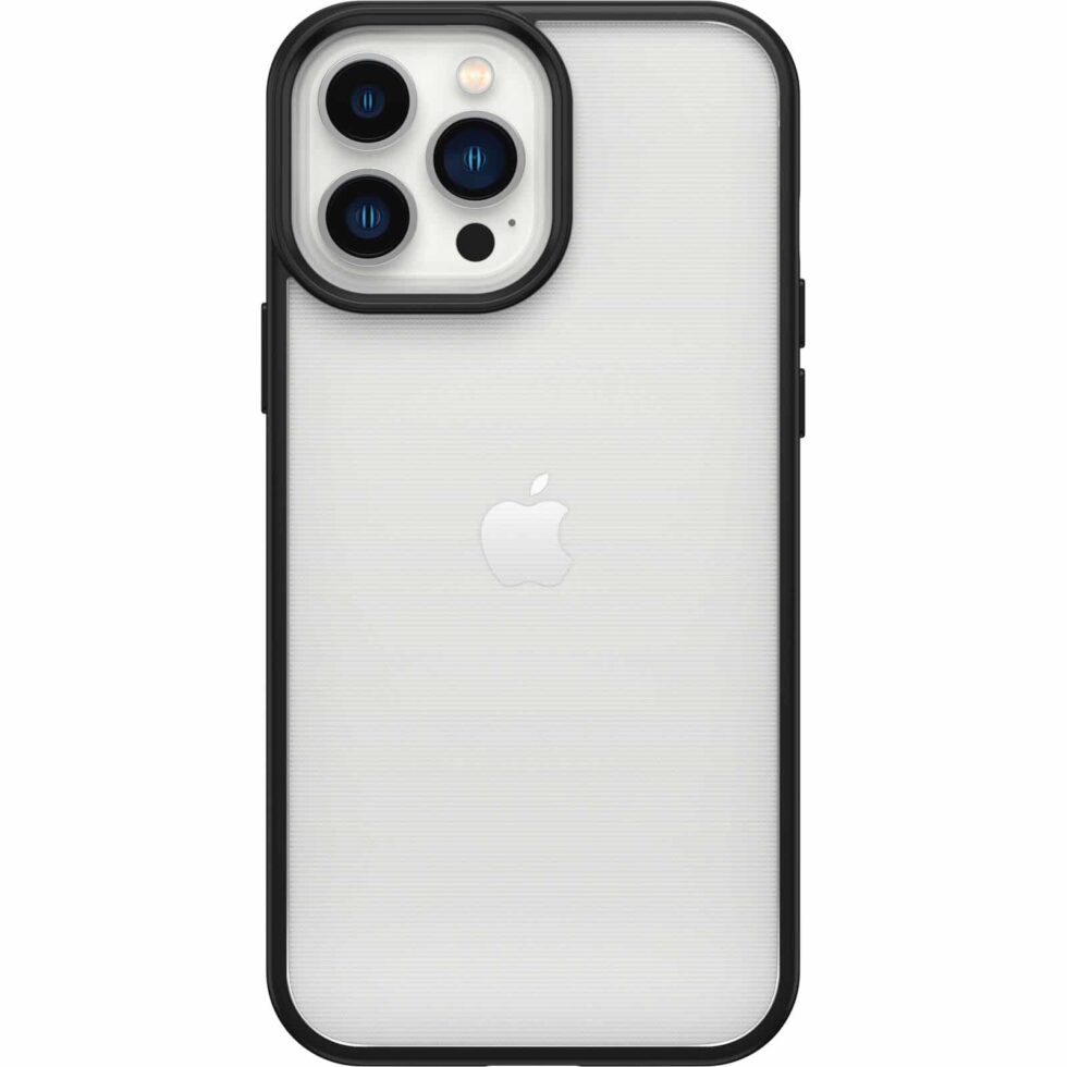 מגן OtterBox React iPhone 13 Pro Max שקוף שחור