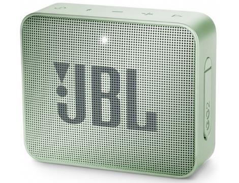 רמקול אלחוטי נייד JBL Go 2 בצבע מנטה – אחריות היבואן הרשמי